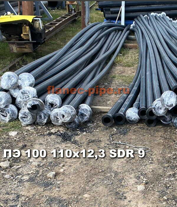 Труба ПЭ 100 110x12.3 мм SDR 9 в Санкт-Петербурге